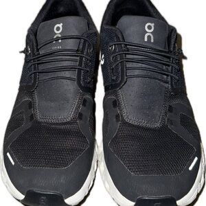 On Running Women's Black and White Athletic Shoes